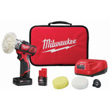 Milwaukee M12 12V Variable Speed Polisher/Sander XC/Compact Battery Kit