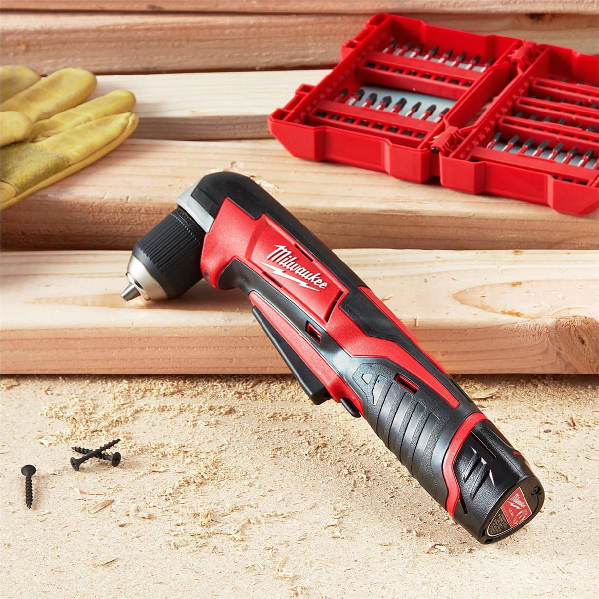 Milwaukee 12V Lithium Ion 3/8 M12 Right Angle Drill/Driver (Bare Tool)
