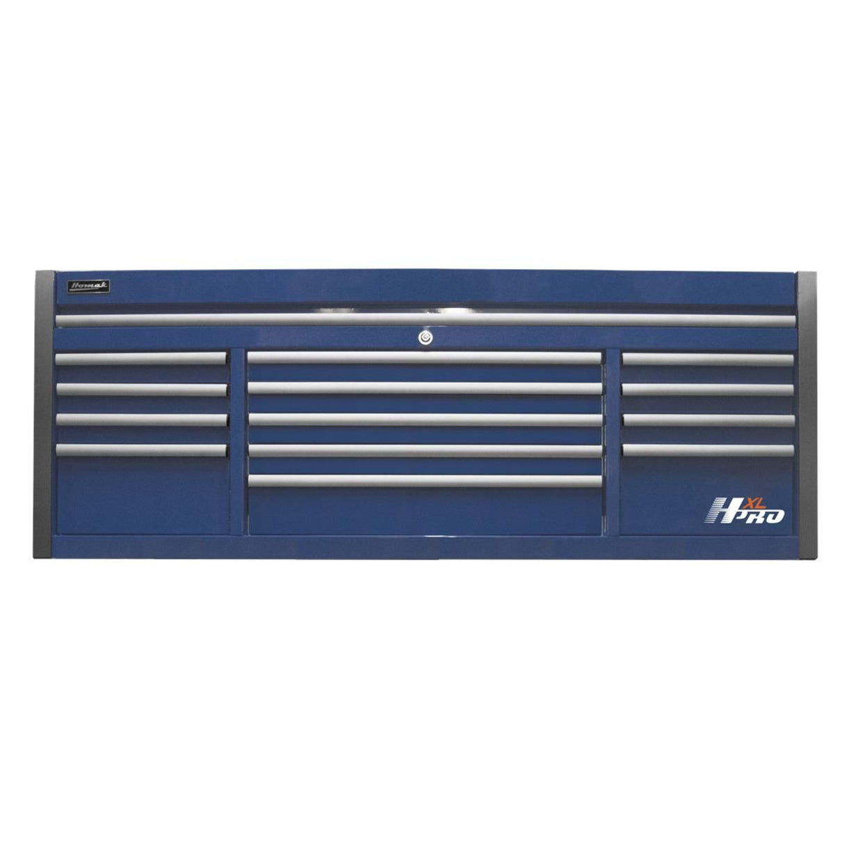 Homak HXL Pro 72" Top Chest — 13 Drawer, Blue