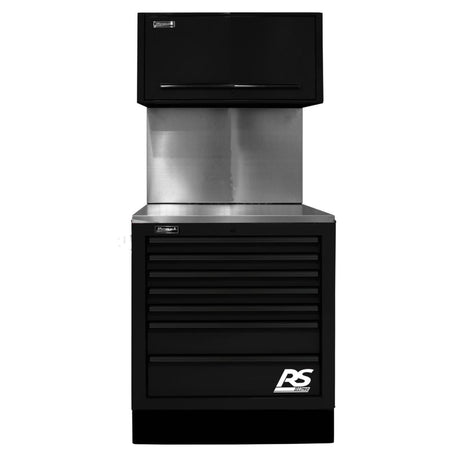 Homak 36" CTS Centralized Tool Storage Set — 7-Drawer Roller Cabinet, Canopy & Solid Backsplash