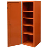 Extreme Tools DX Series 19in W x 21in D 4-Shelf Deep Side Locker, Orange/Black