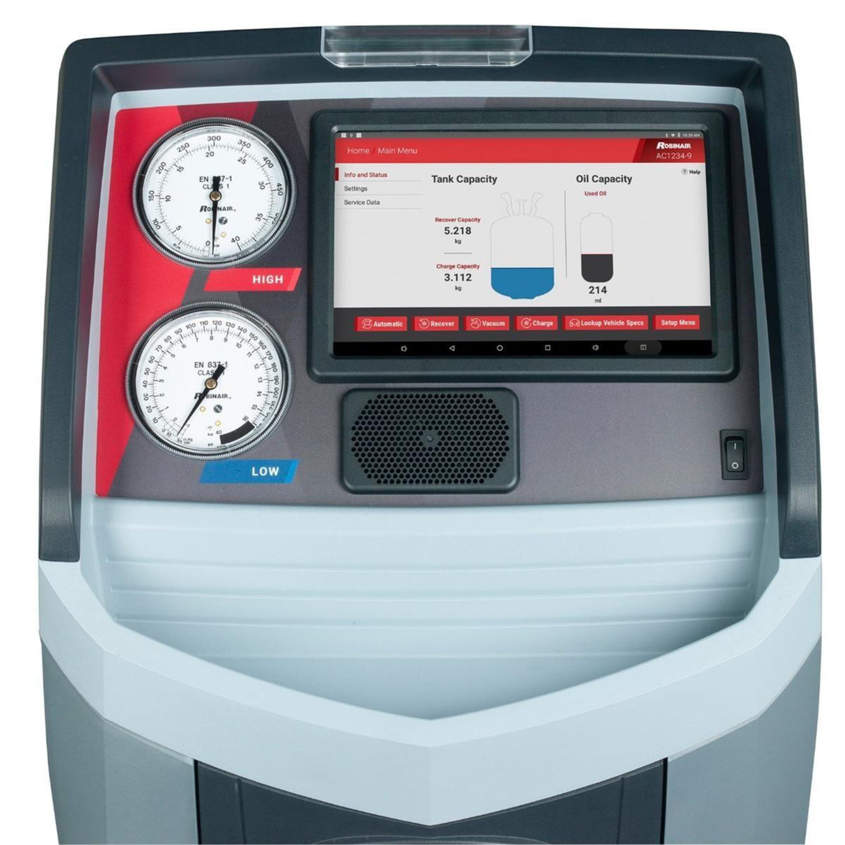 Robinair AC1234-9 Connected R-1234yf Recovery, Recycling & Recharge Machine with Wi-Fi