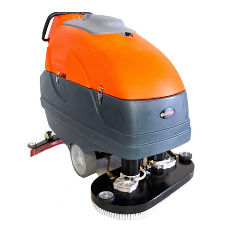 Sunmax RT120+ 34" Self-Propelled Commercial Floor Scrubber, Lithium Battery, 33-Gal Recovery Tank