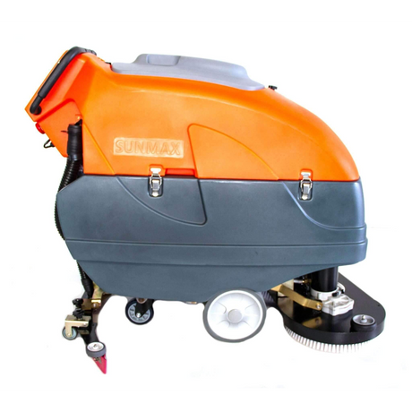 Sunmax RT120+ 34" Self-Propelled Commercial Floor Scrubber, Lithium Battery, 33-Gal Recovery Tank