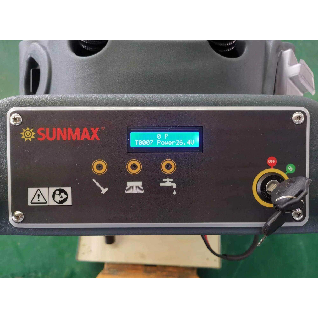 Sunmax RT50 22" Battery-Powered Walk-Behind Floor Scrubber with 14.5-Gal Recovery Tank