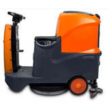 Sunmax RT70 Ride-On Floor Scrubber, 22" Cleaning Path, 48,000 sq ft/hr, 18.5 gal Tanks
