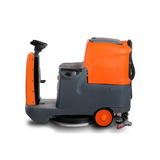 Sunmax RT70+ Industrial Ride-On Floor Scrubber, 22" Brush Cleaning Path, Lithium Battery