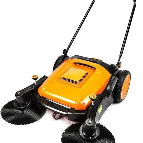 Sunmax RT980S 38" Walk-Behind Sweeper, Triple Brooms, 38000 Sqft/h Efficiency