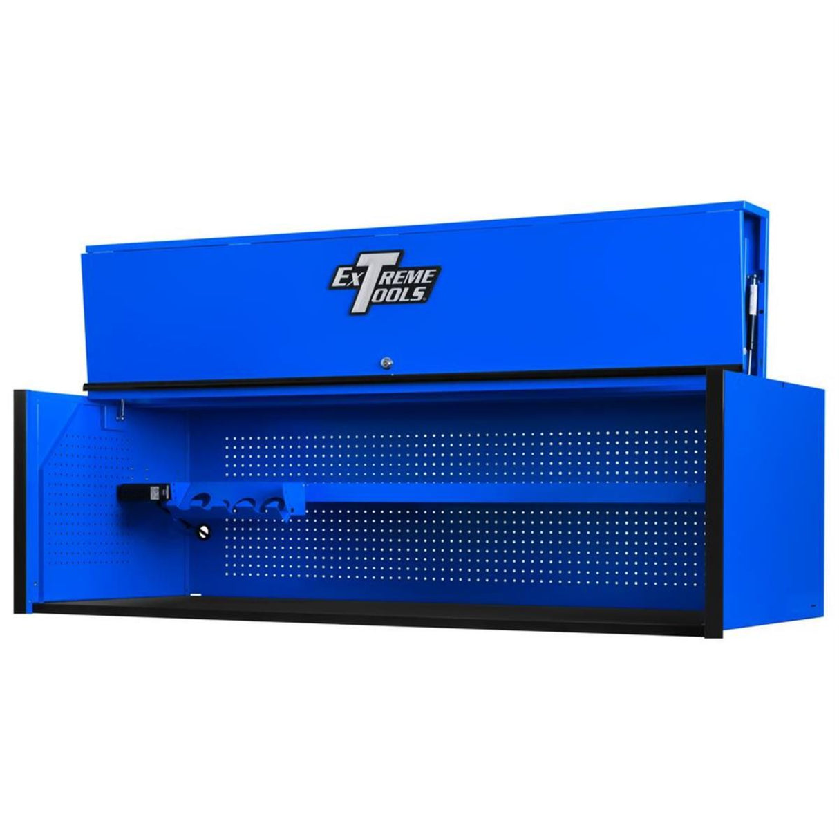 Extreme Tools RX Series 72in W x 25in D Extreme Power Workstation Hutch, Blue/Black