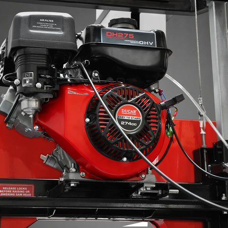 MechMaxx 22" Gas-Powered Portable Sawmill, 274cc 8.1HP DUCAR Engine