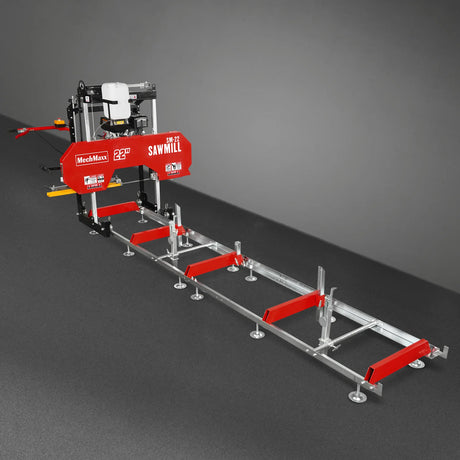 MechMaxx 22" Gas-Powered Portable Sawmill, 274cc 8.1HP DUCAR Engine