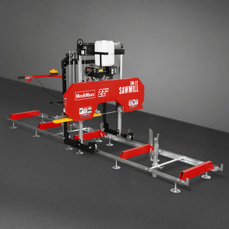 MechMaxx 22" Gas-Powered Portable Sawmill, 274cc 8.1HP DUCAR Engine
