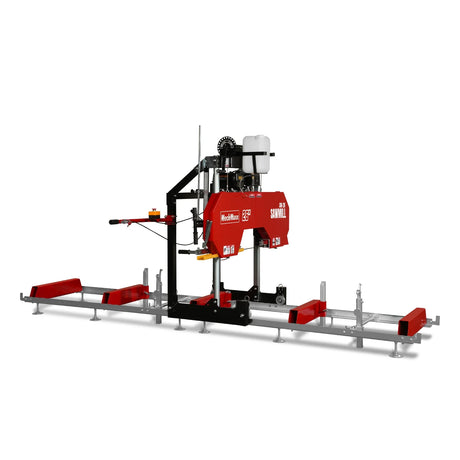 MechMaxx 26" Gas-Powered Portable Sawmill, 459cc 15HP E-Start Engine