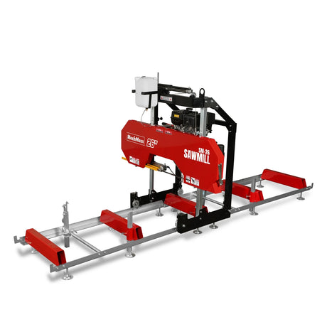 MechMaxx 26" Gas-Powered Portable Sawmill, 459cc 15HP E-Start Engine
