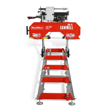 MechMaxx 18" Gas-Powered Portable Sawmill with 212cc 7HP DUCAR Engine