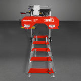 MechMaxx 18" Gas-Powered Portable Sawmill with 212cc 7HP DUCAR Engine
