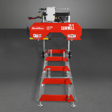 MechMaxx 18" Gas-Powered Portable Sawmill with 212cc 7HP DUCAR Engine
