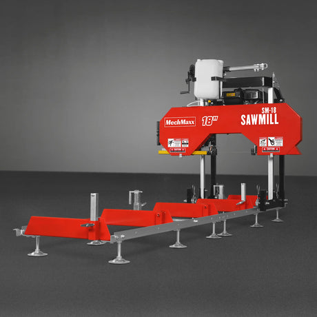 MechMaxx 18" Gas-Powered Portable Sawmill with 212cc 7HP DUCAR Engine