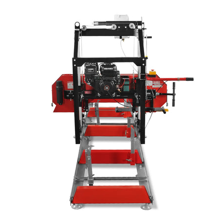 MechMaxx 26" Gas-Powered Portable Sawmill, 459cc 15HP E-Start Engine