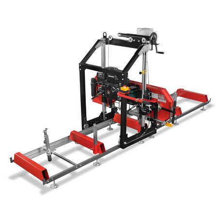 MechMaxx 26" Gas-Powered Portable Sawmill, 459cc 15HP E-Start Engine