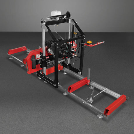 MechMaxx 26" Gas-Powered Portable Sawmill, 459cc 15HP E-Start Engine