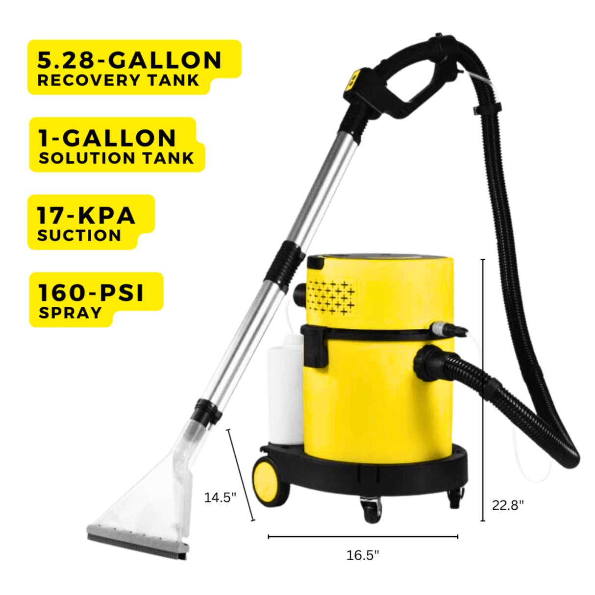 Sanitmax SM20 Professional Wet & Dry Shampoo Vacuum Cleaner