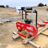 MechMaxx 22" Gas-Powered Portable Sawmill, 274cc 8.1HP DUCAR Engine