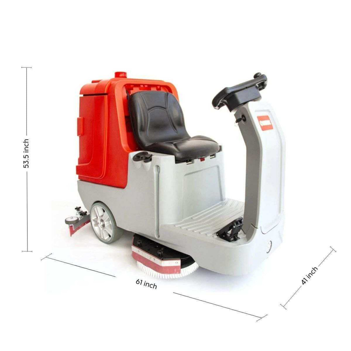 Sunmax SM860 34" Ride-On Floor Scrubber Dryer Machine