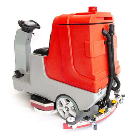 Sunmax SM860 34" Ride-On Floor Scrubber Dryer Machine