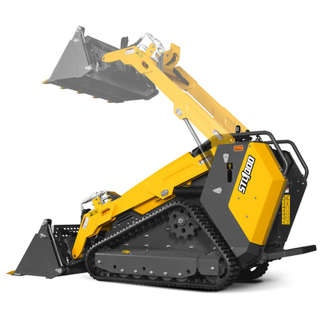 MechMaxx 25HP Stand-On Mini Skid Steer Loader with Kubota D1105 Engine