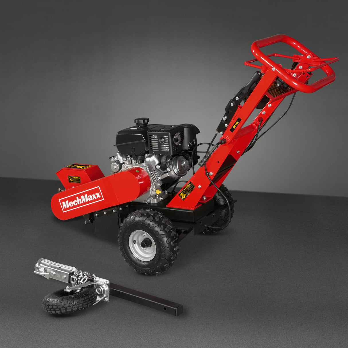 MechMaxx 15" 14HP 429cc Kohler Stump Grinder with Tow Bar, SG380