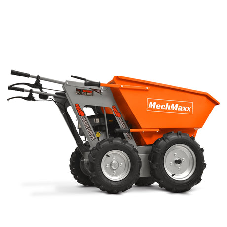MechMaxx 660lb 6.5HP Gas Wheelbarrow Cart, 4F+1R Gearbox, T25