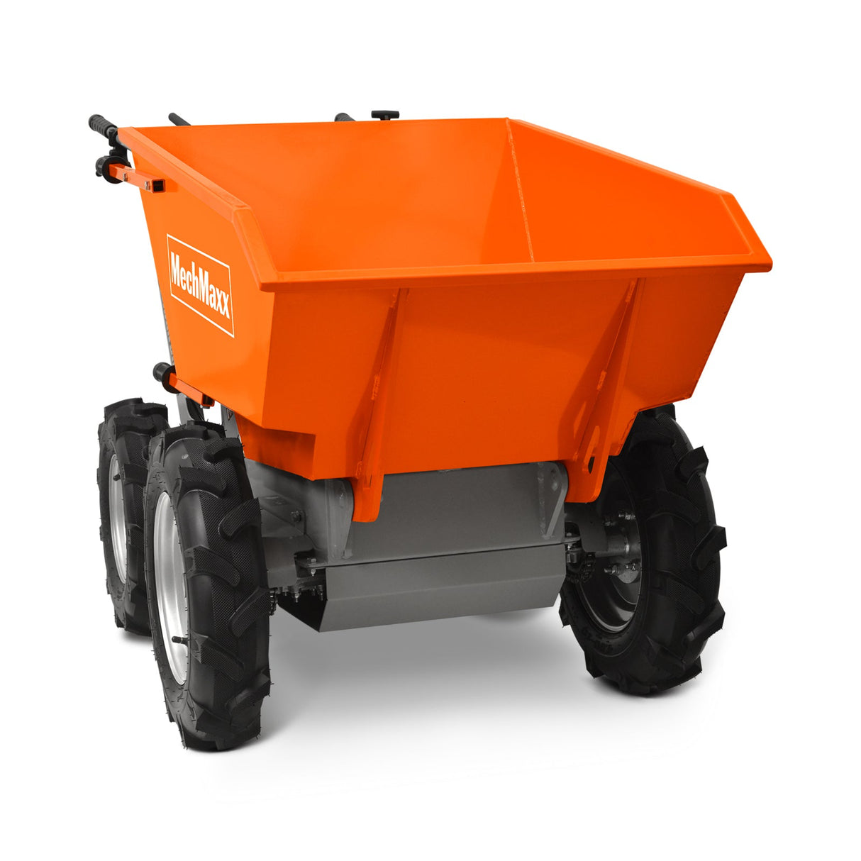 MechMaxx 660lb 6.5HP Gas Wheelbarrow Cart, 4F+1R Gearbox, T25