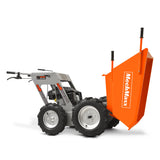 MechMaxx 660lb 6.5HP Gas Wheelbarrow Cart, 4F+1R Gearbox, T25