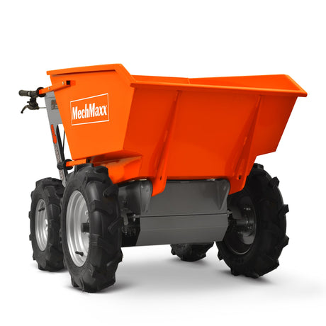 MechMaxx 660lb 6.5HP Gas Wheelbarrow Cart, 4F+1R Gearbox, T25