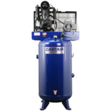 Castair 5 HP Commercial Single & Two-Stage Air Compressor – Up to 18.3 CFM @ 100 PSI, 30–80 Gal ASME Tank