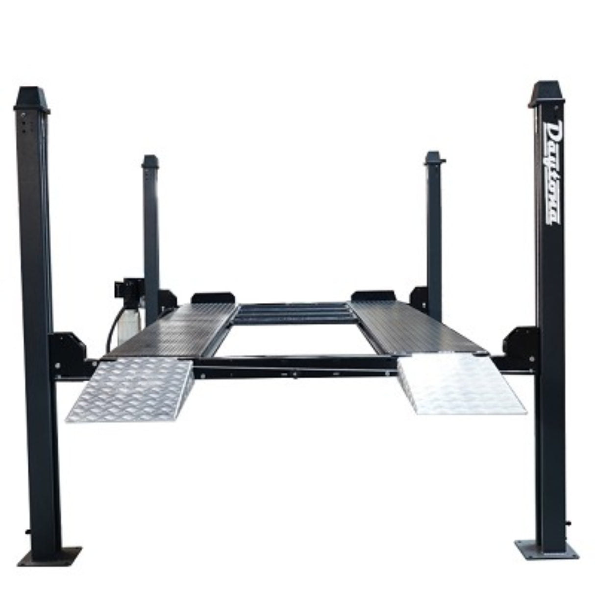 Daytona LFPP10 10,000 lb 4-Post Parking Lift – Premium Vehicle Storage Lift with Aluminum Ramps & Adjustable Runways, 120V