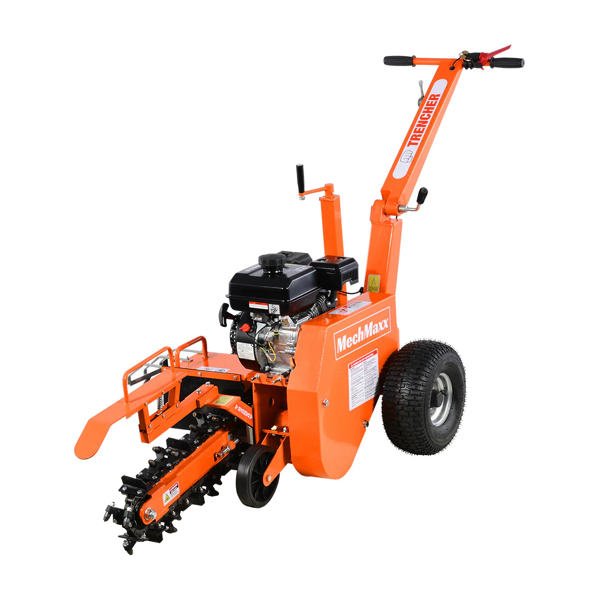 MechMaxx 7HP Gas Powered Cable Ditching Mini Trencher, TCR650