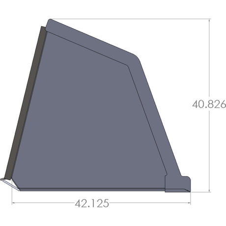 Loflin Fabrication Skid Steer Turkey Litter Bucket