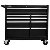 Homak 41" SE 9-Drawer Roller Cabinet — 20-Gauge Steel, Pullback Slides, Anti-Scratch Finish