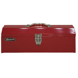Homak 19" Hip-Roof Steel Toolbox — 21-Gauge, Removable Steel Tray, 741 cu in