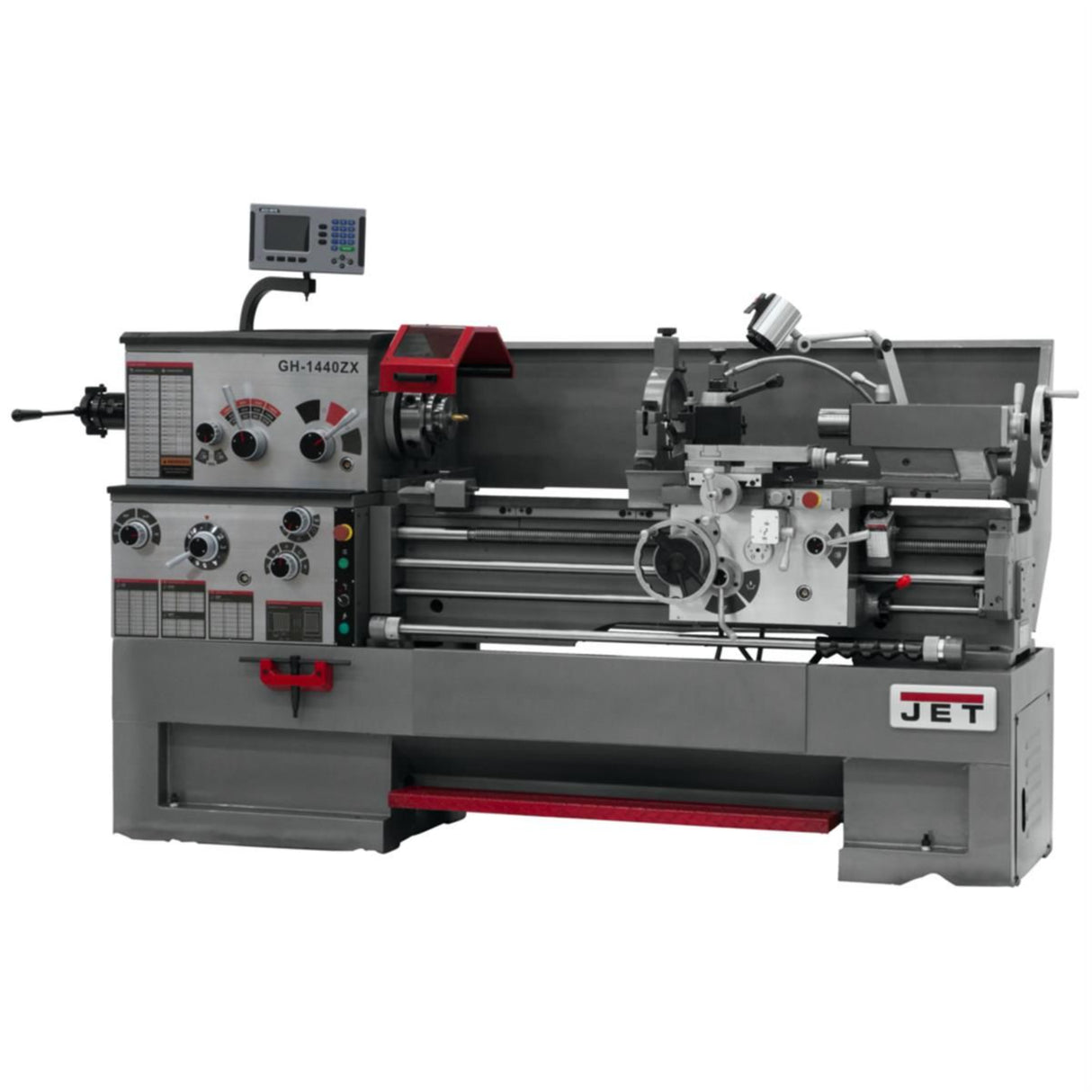 JET GH-1440ZX Lathe with Newall DP700L 2-Axis DRO