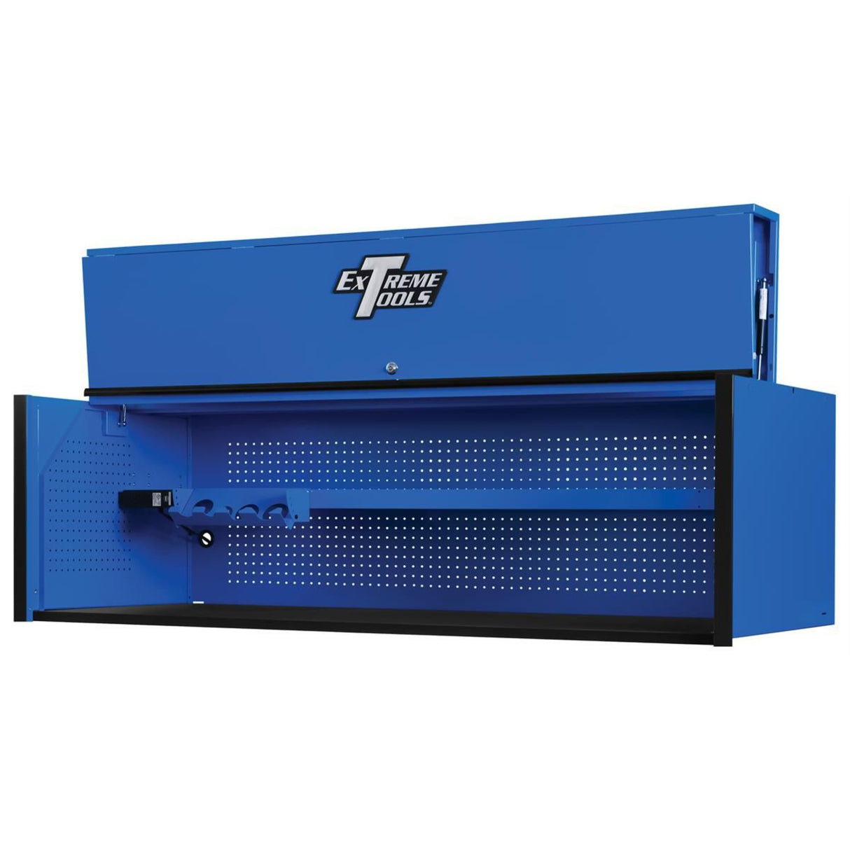Extreme Tools RX Series 72in W x 30in D Extra Deep Hutch, Blue/Black