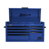 Homak 41" RS Pro 7-Drawer Top Chest — 24" Depth, 100 lb Slides, 3-Outlet Top Till