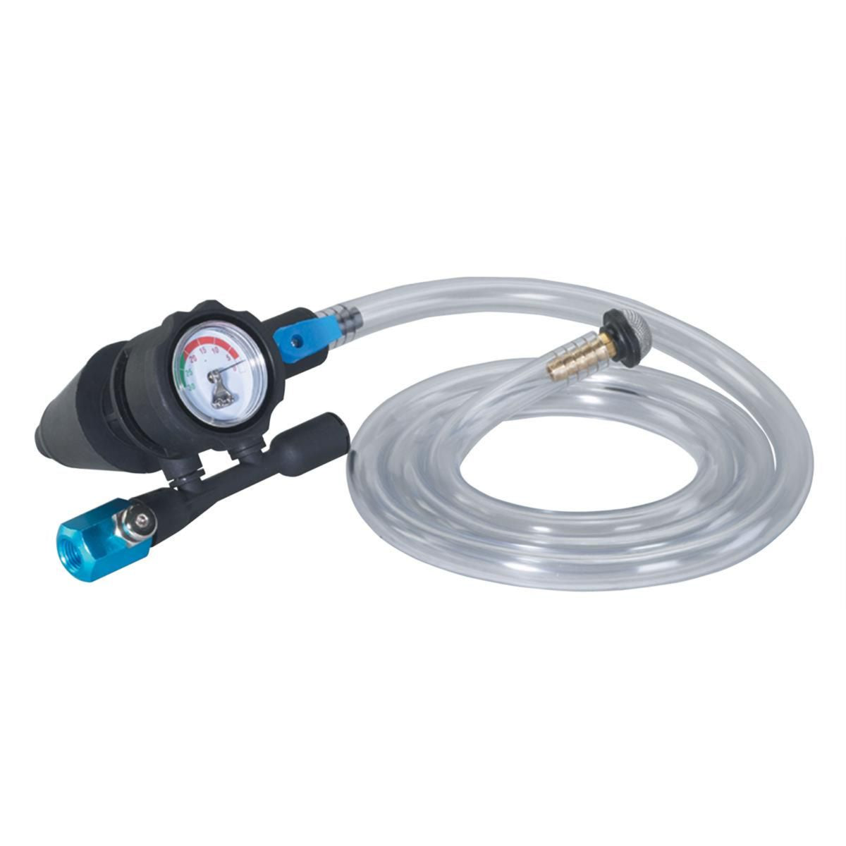 Robinair 75260 Coolant Refiller with Airlock Preventer, Hose, Gauge & Universal Cone Adapter
