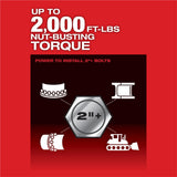 Milwaukee M18 FUEL 1 in. D-Handle High Torque Impact Wrench with ONE-KEY Kit