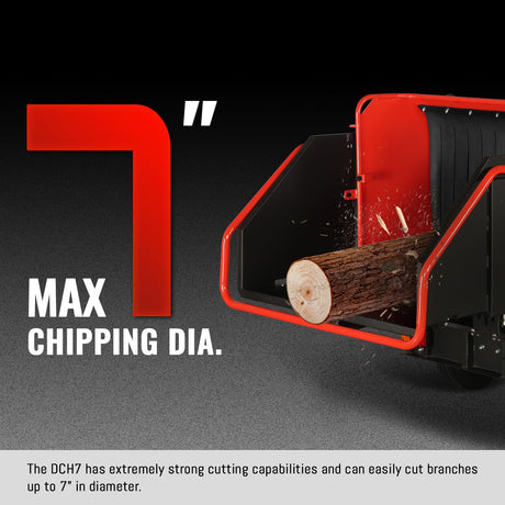 MechMaxx 25HP 750cc Zonsen 7" Hydraulic Feeding Wood Chipper, DCH7