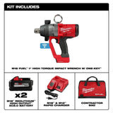 Milwaukee M18 FUEL 1inch High Torque Impact Wrench with ONE-KEY Kit