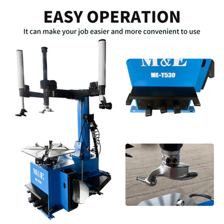 M&E ME-T530 12"-24" Rims Tire Changer