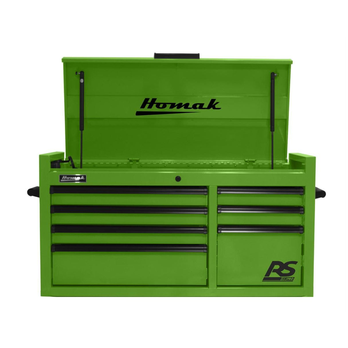 Homak 41" RS Pro 7-Drawer Top Chest — 24" Depth, 100 lb Slides, 3-Outlet Top Till